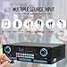 Home Theater System Kit - 2000 W Bluetooth Amplifier w/ 8 Qty of 6.5