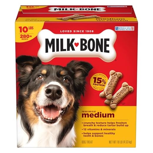 Milk-Bone Original Dog Treats Biscuits for Medium Dogs, 10 Pound