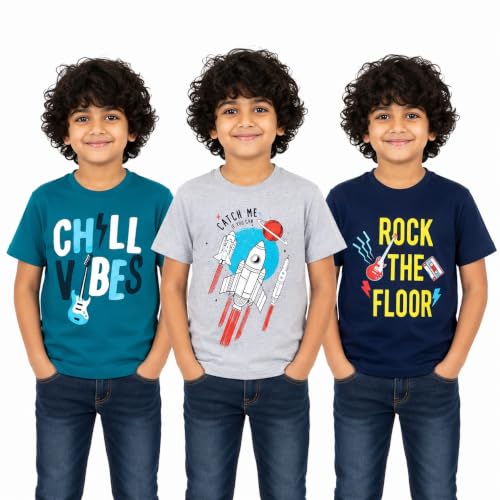 Image of NammaBaby Baby Boys Cotton Regular Fit T-Shirt