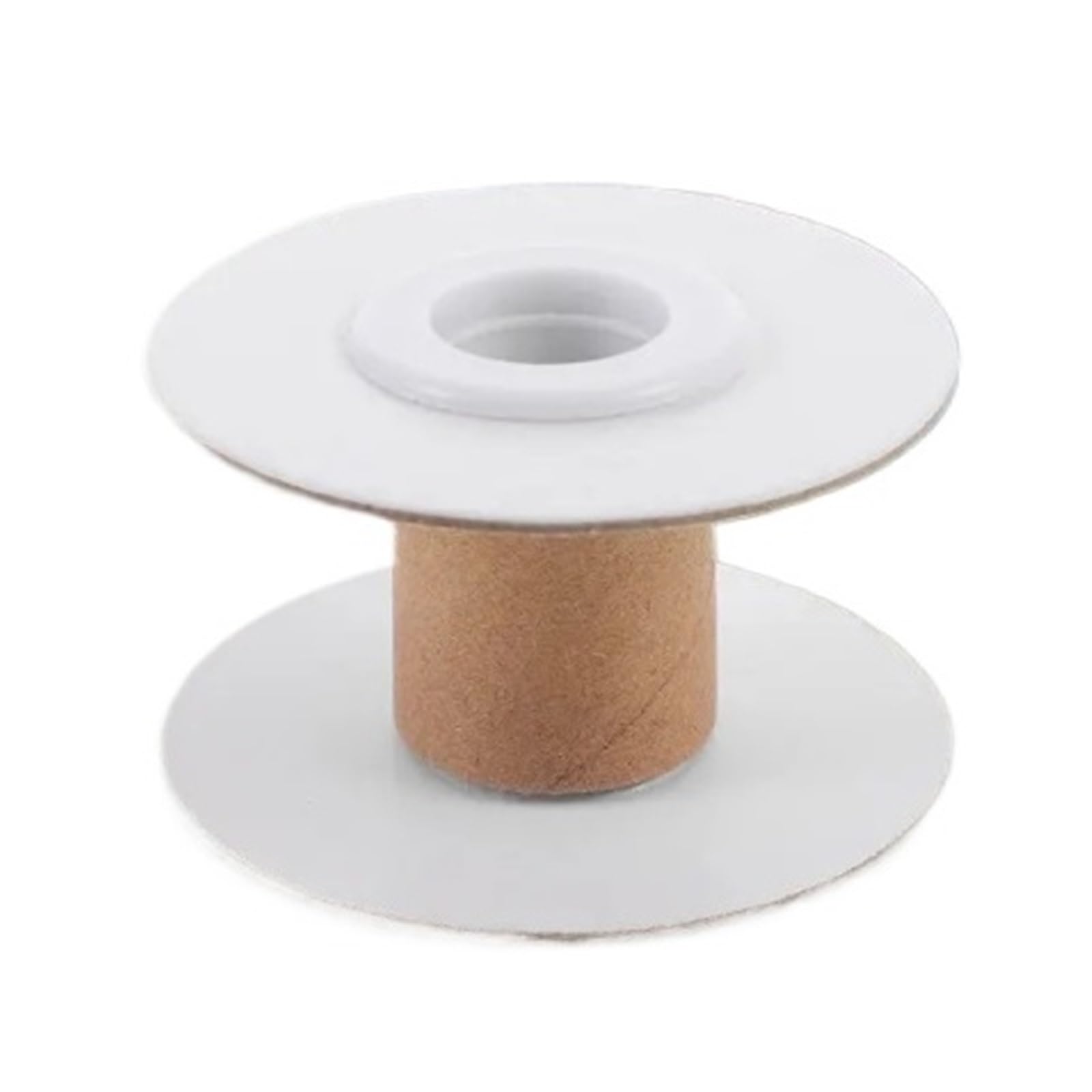 AXVOLA Empty Paper Spool 10Pcs Removable Paper Thread Spools Lightweight Sewing Knitting Weaving for DIY Craft Ribbon Storage Organizer(6X6X3CM)