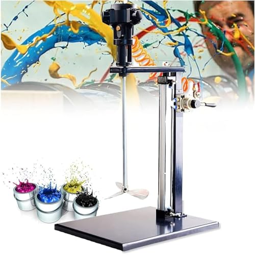 Mezclador de pintura neumático automático de aire, 5 galones (20 l), for mezclar materiales, yeso, pintura, cemento y mortero.