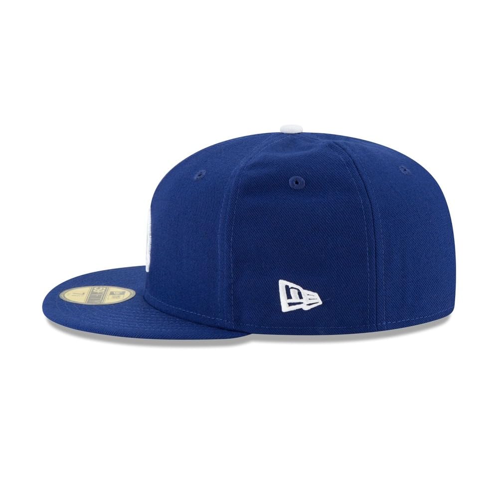 New Era MLB 59FIFTY Baseballkappe Los Angeles Dodgers Blue Team Color Logo Authentic Collection Fitted On Field Baseball Cap Hat