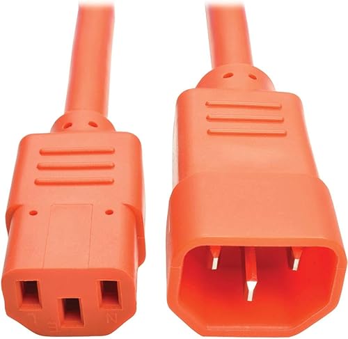 Miniatura 8 de TRIPP LITE P005-003 Cable de extensión de alimentación resistente 15A 14AWG C14 a C13, 3 pies, color negro
