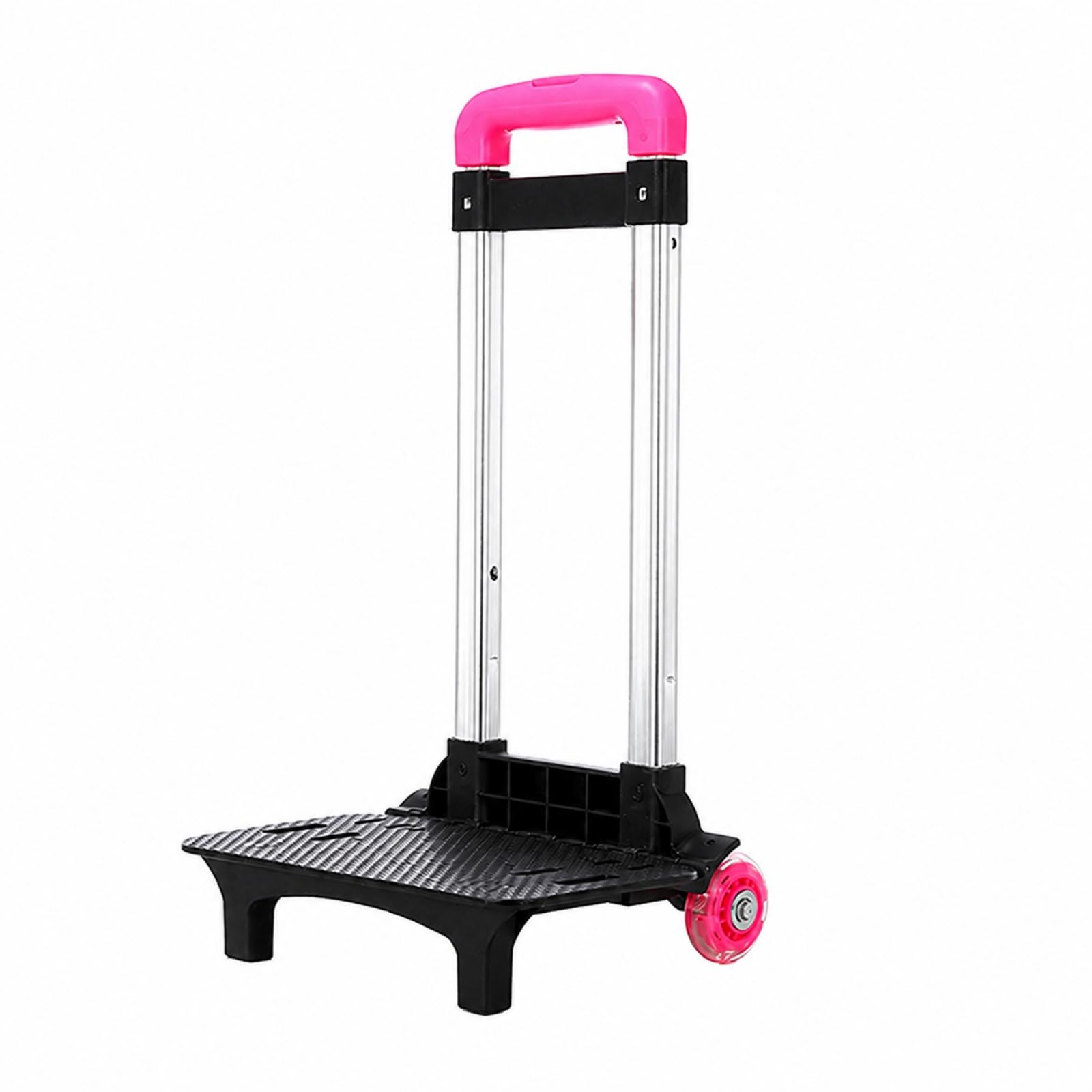 kowaku Cadre à Bagages Pliable Détachable Robuste Poignée Extractible Valise Polyvalent Poignée Télescopique Valise pr, Rose, Style A