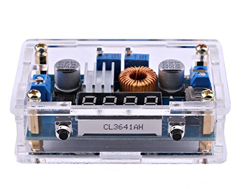 Yeeco DC Buck Converter DC-DC Step Down Voltage Converter 7-36V to 1.25-32V Adjustable Step Down Power Supply Module Volt Regulator Board Buck Transformer with LED Display & CC CV Mode