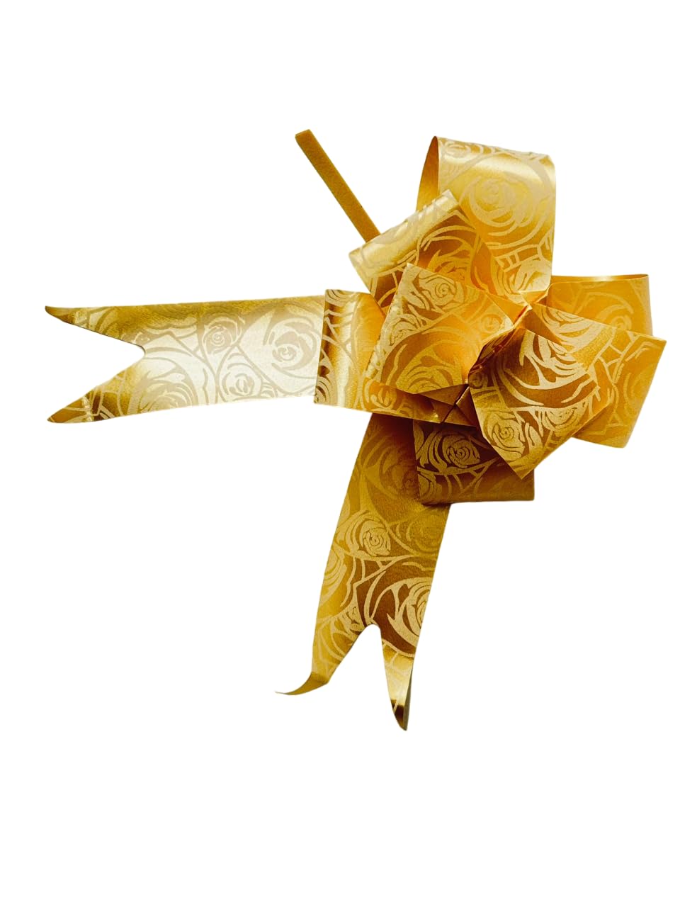 Gifts Wrapping Ribbon Bows Pack of 100 30MM Gold Present Wreath Making Crafting Wedding Basket Flower Pompom Gift Bows