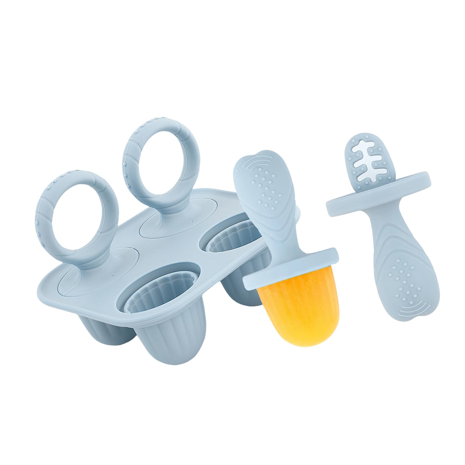 Beimus Silicones Freezers Popsicles Molds Homemade Ices Lollies Molds Popsicles Maker for Making Homemade Freezer Fun Shape Ices Creams
