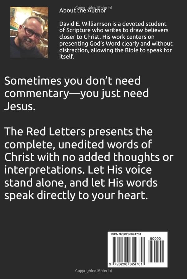 The Red Letters: The Words of Jesus Christ, Complete and Unedited - Image 2