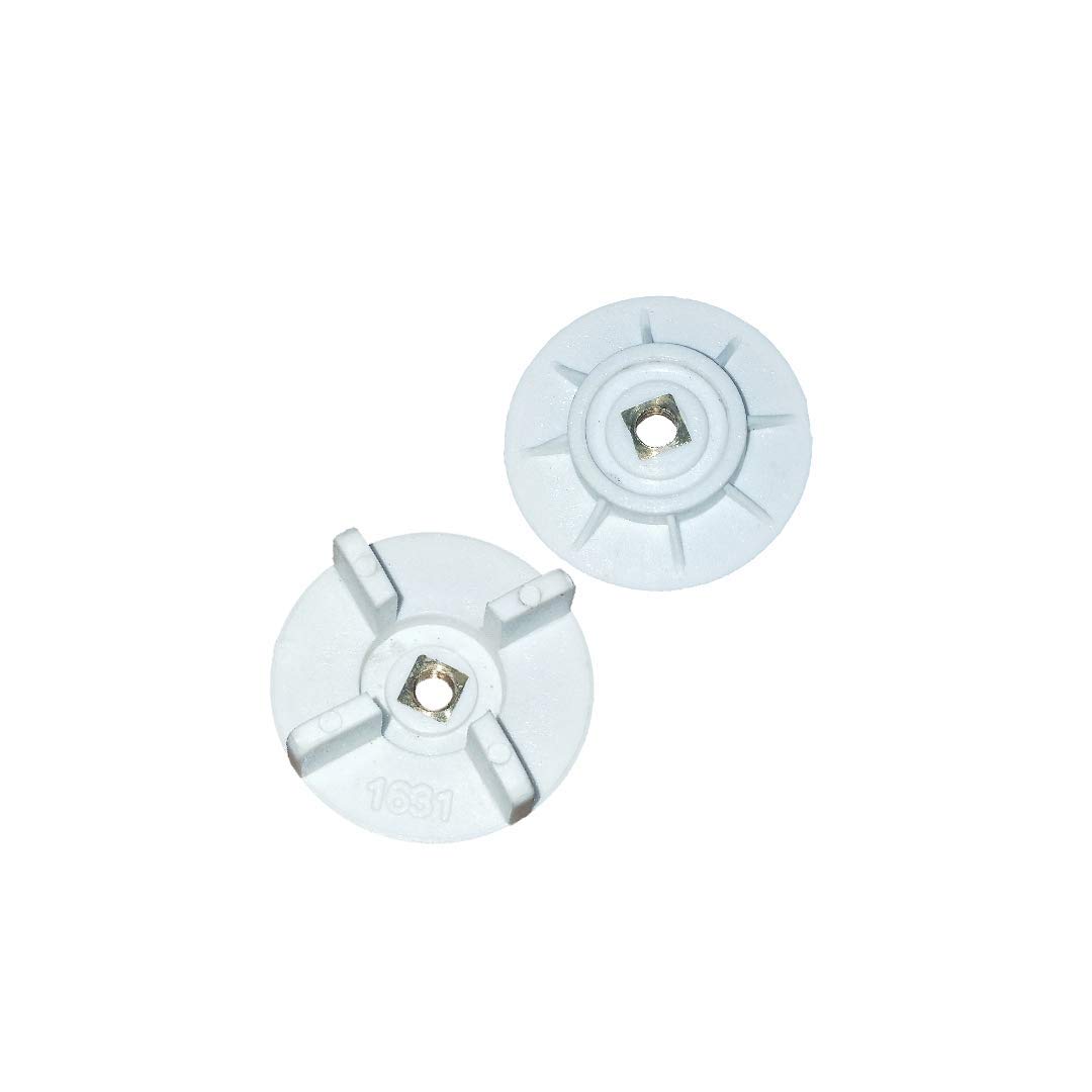Generic Mixer Grinder Jar Coupler for Philips and Sumeet Jars, White -2 Pieces Set (White)
