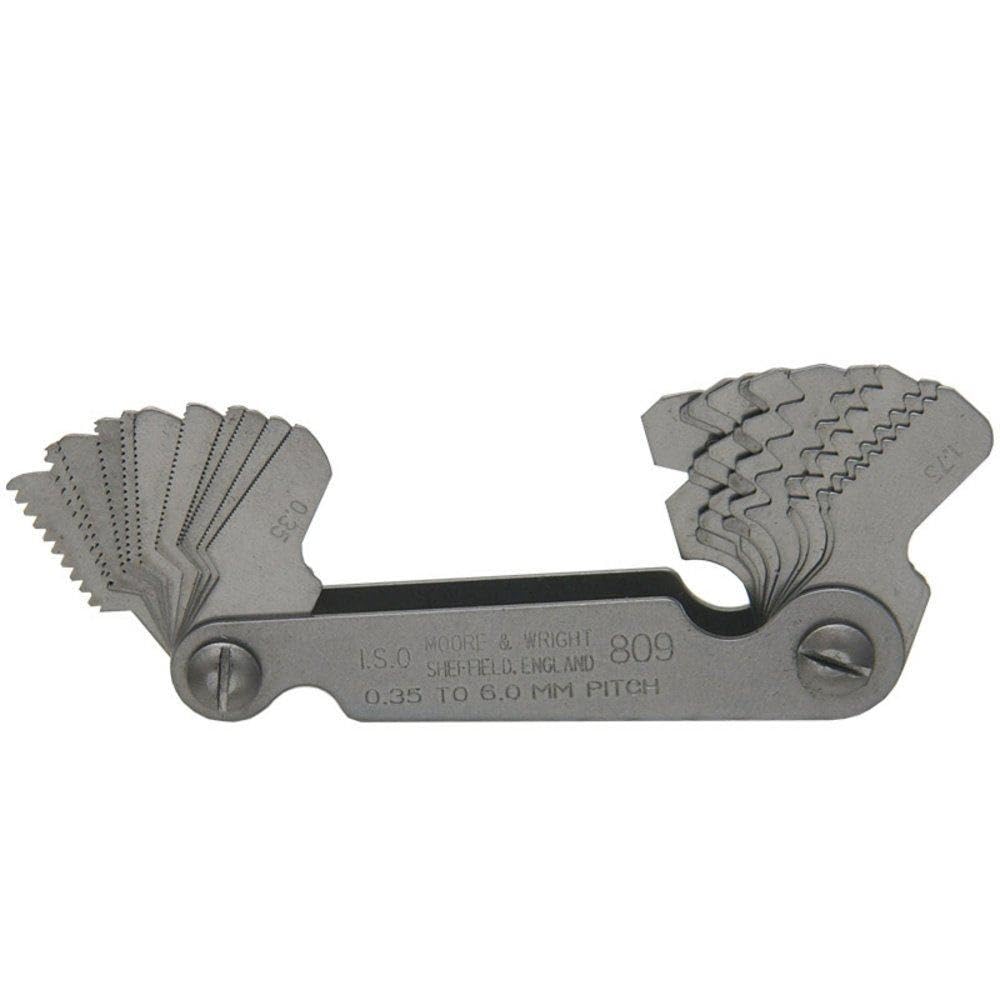 Moore and Wright ISO Metric Screw Pitch Gauge 809
