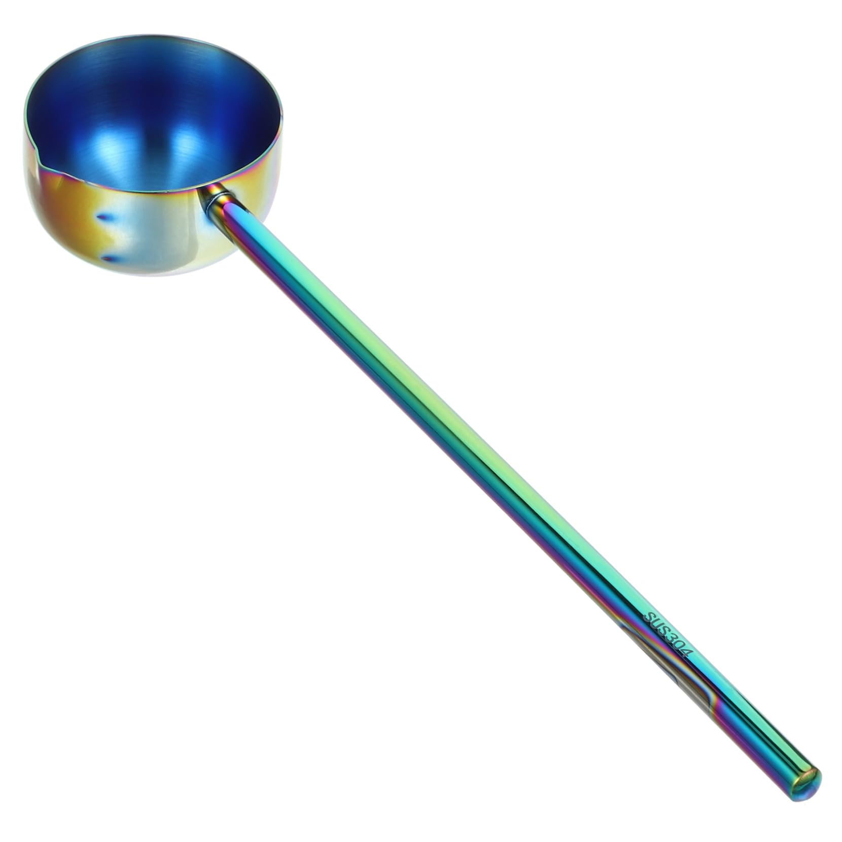 5 Piezas Cuchara De Acero Inoxidable Cucharón De Metal Cucharones De Cocina Para Olla Cucharón De Sopa De Acero Inoxidable Cucharones Para Cocinar Cuchara Para Calentar Aceite MAGICLULU