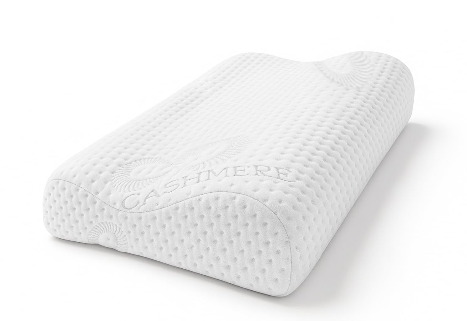 FMP Matratzenmanufaktur ergonomisches Nackenstützkissen, Visco Kopfkissen mit Nackenwelle S