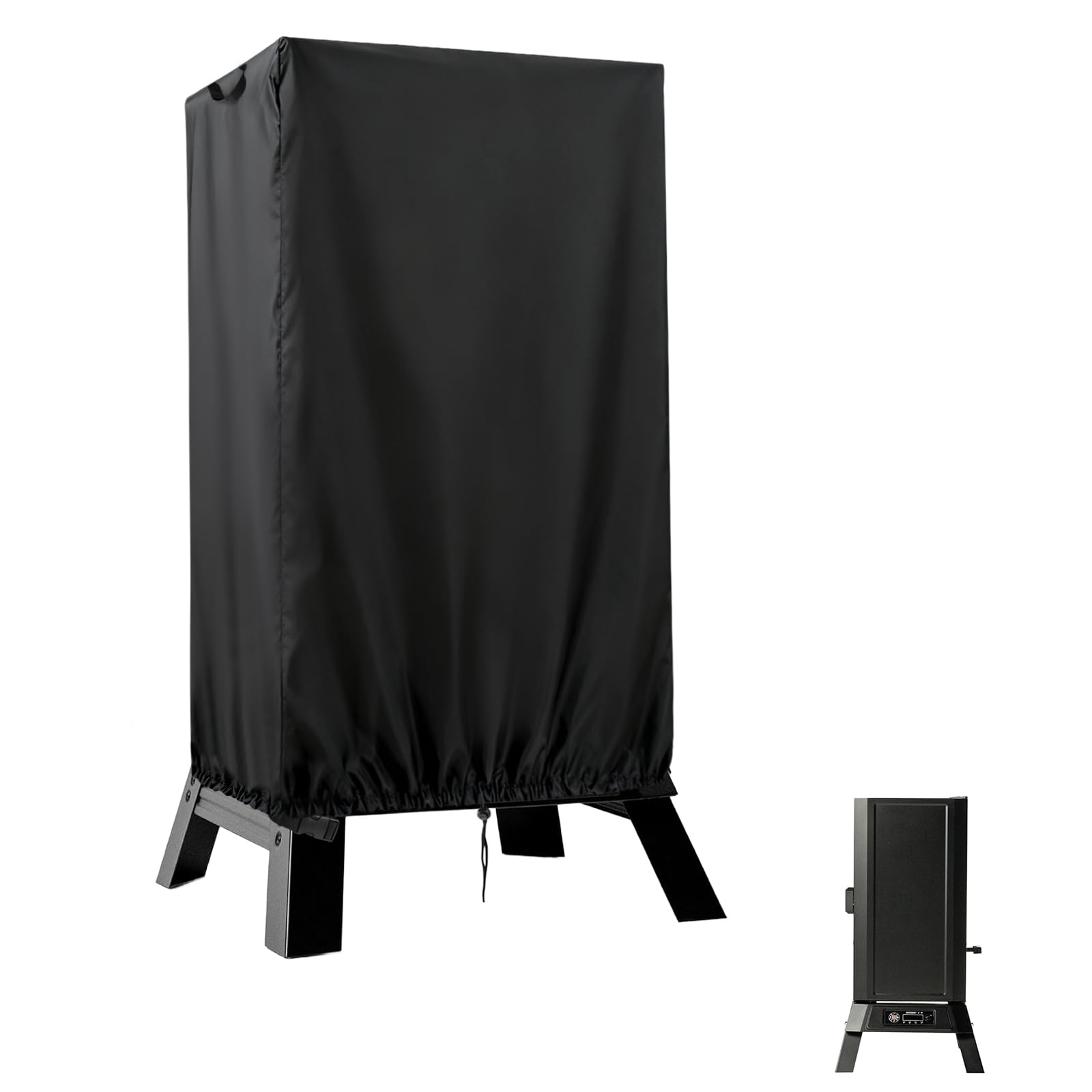 Flymer Outdoor Smoker Cover Warerproof Windproof, 61 x 59 x 119 cm