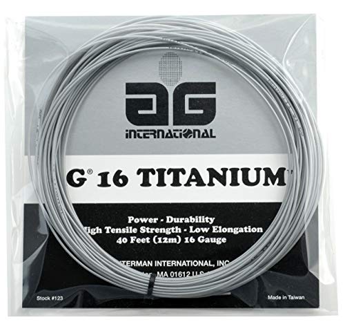 AG 16 Titanium Tennis String Set