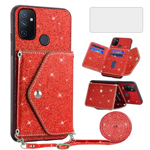 Coque OnePlus Nord N100 Asuwish GLTSJB rouge de protection