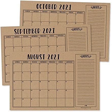 Brown 2022 Academic Calendar Rustic Kraft 2021-2022 Desk Calendar, Large Monthly Wall Planner, 18 Month  Academic Desktop Calendar Or Fridge Planning Blotter Pad, Simple Notes  Section For Teacher, Family Or Business Office 11X17" : Amazon.sg: Office  Products