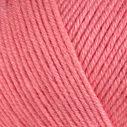 Image of Baby Cotton Blend Yarn - Soft Sport Weight Yarn for Crochet & Amigurumi - 50g /180yds - 60% Cotton 40% Acrylic - Ideal for Baby & Knitting Proj.(Light Salmon Pink, 1 Ball)