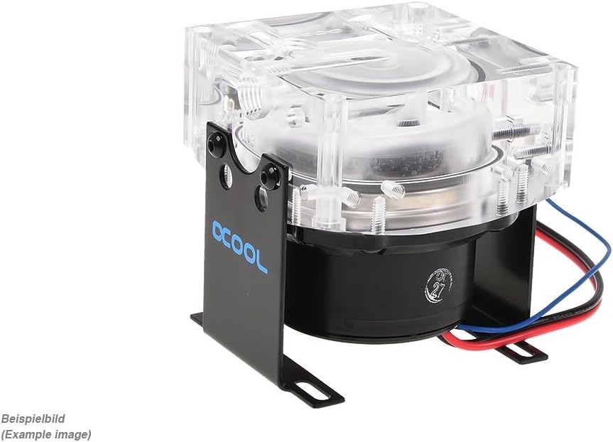 Alphacool VPP655 PWM Pump with Eisdecke Pump Top V.3, Plexi (Acrylic)