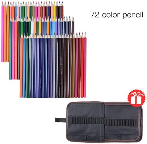 Premium Art Colored Pencils Set – Doingart 72 Count with Canvas Pen Case, Pre-sharpened, Vibrant Colors Drawing Pencils, Great for Art Projects, Adult Coloring Books, Drawing, Sketch