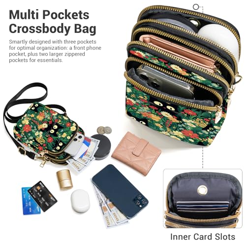 Image of YINHEXI Small Crossbody Bags for Women, Mini Cell Phone Wallet Purse, Shoulder Bag for Women and Men