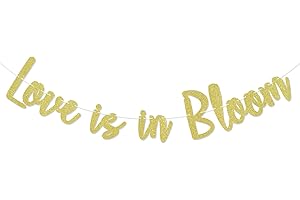 Floral Bridal Shower Decor, Wildflower Bridal Shower Party Decorations Love is in Bloom Banner