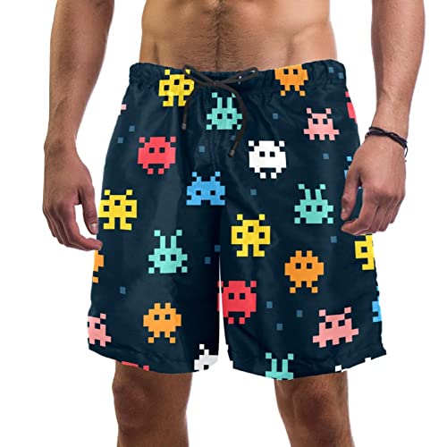 Maillots de bain pour hommes HadHfun : short de plage coloré et confortable