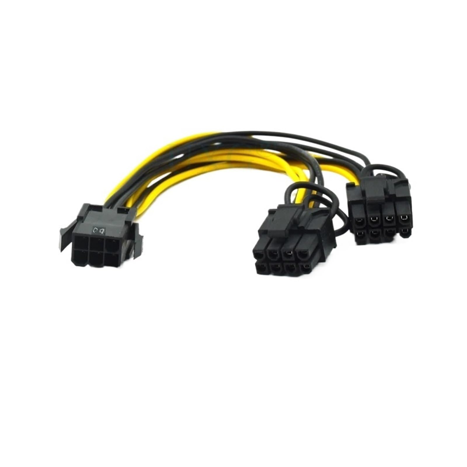 6-pinowy 2 x 8 piny pasuje do Miner Molex 6 pinów PCI E 2 x PCIe 8-pinowa karta graficzna PCI-e VGA Splitter Hub kabel zasilający