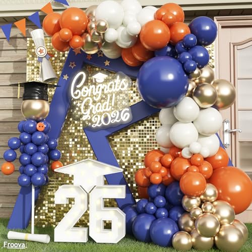 Guirlande de ballons de couleur automne pour créer une décoration de fête réussie