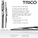 Wiper Blades Set for 2017 Toyota RAV4 Driver/Pass Trico Steel Wipers Set of 2 Bundled with MicroFiber Interior Car Cloth