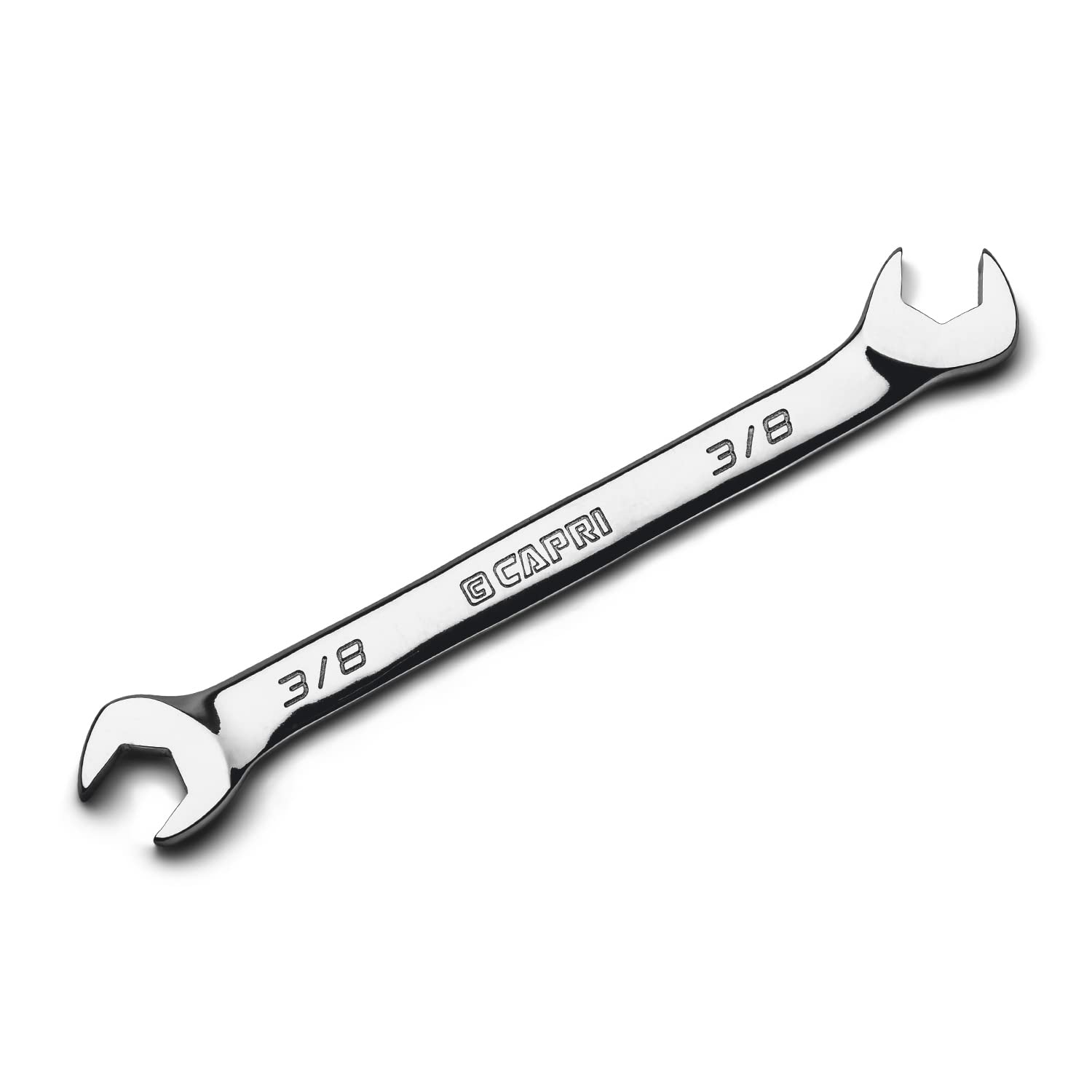 Capri Tools 3/8 in. Angle Open End Wrench, 30° and 60° angles, SAE