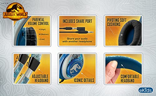 Ekids 140 Jurassic World Kids Headphones thumb #4