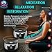 PUVIDJUT Sound Frequency Instruments, Meditation Tone TWS Machine- Solfeggio Bath Device for Yoga, Mindfulness, Singing Therapy System of Chakra Relaxation and Stress 5 Tones, 3 Timer Modes