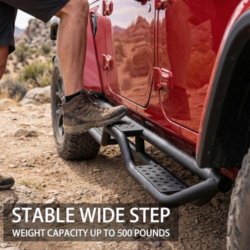 Estribos Running Boards para Jeep Wrangler JK 4 puertas miniatura 4