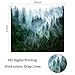 Atrippy Misty Forest Tapestry for Bedroom, Nature Mist Foggy Landscape Wall Tapestry Hanging, Green Trees Wall Art Vintage Retro Room Decor for Living Room College Dorm 51x60 Inches