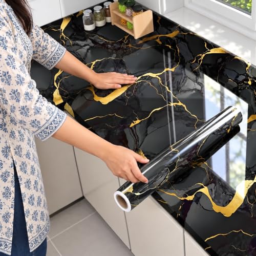 Image of Marble Design Wallpaper Roll Wall Covering For Living Room 60*200