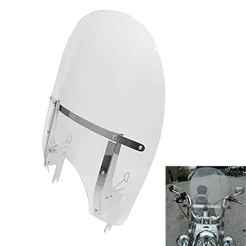 Amazon | AQIMY バイク用 ウインドスクリーン フロントガラス