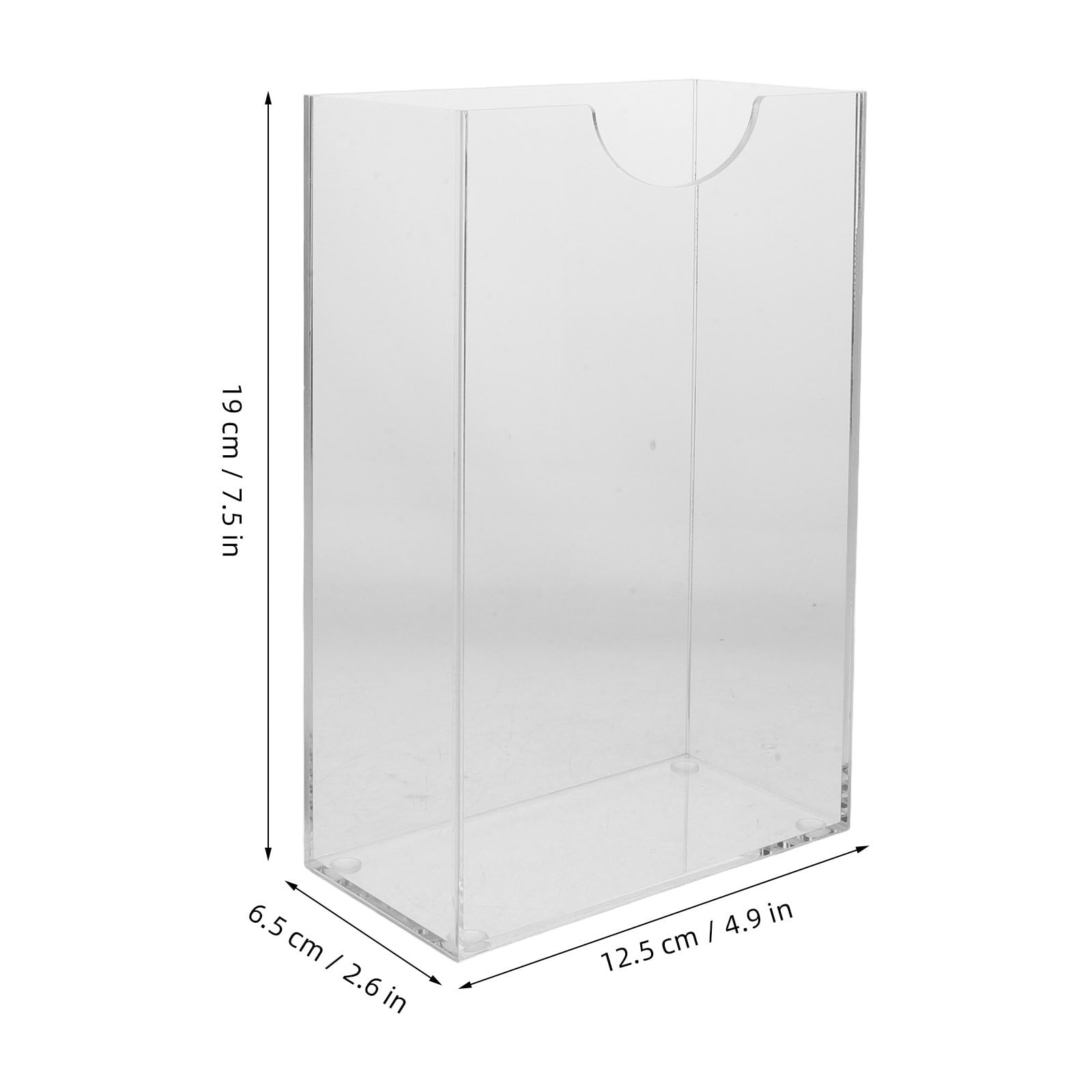 OUNONA Soporte transparente para toallas de invitados, diseño vertical,