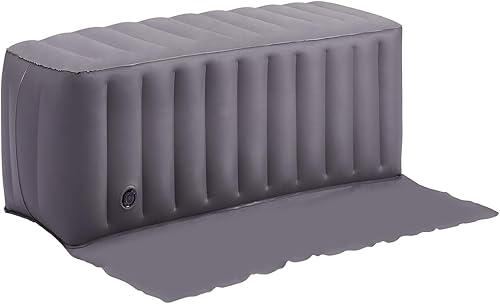 RELXTIME Spa Surround - Mesa auxiliar inflable para bañera de hidromasaje, para exteriores, portátil, accesorio para tina, patio, patio, jardín,