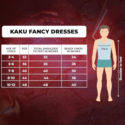 Image of Kaku Fancy Dresses Superhero Costume for Kids - Fancy Dress Outfit for Birthday, Halloween, Role Play
