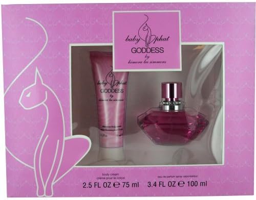 Kimora Lee Simmons Baby Phat Goddess Set (Eau De Parfum Spray and Body Cream) by Kimora Lee Simmons