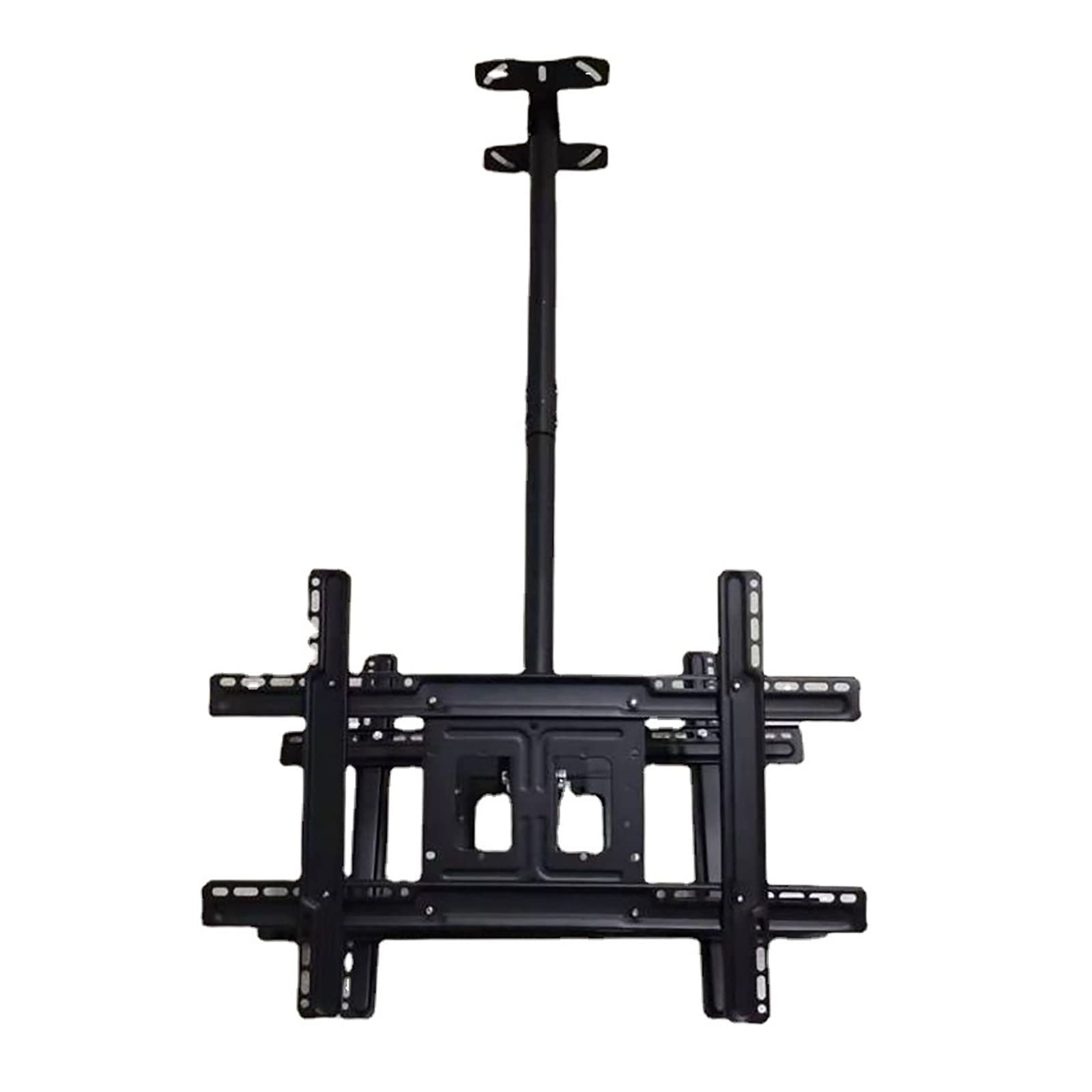 HPTHLY Ceiling Tv Bracket Adjustable Height Telescoping Tilt And Swivel Ceiling Tv Mount Dual Screen Tv Mount For 32" To 65" Tvs,