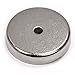 Strong Cup Magnet Neodymium 112 lb Holding Power 0.32" Thick x 1.57" 1 Pack With #10 Countersunk Hole Matching Strikers