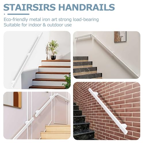 Rampe d'escalier extérieur et intérieur 540cm avec support mural