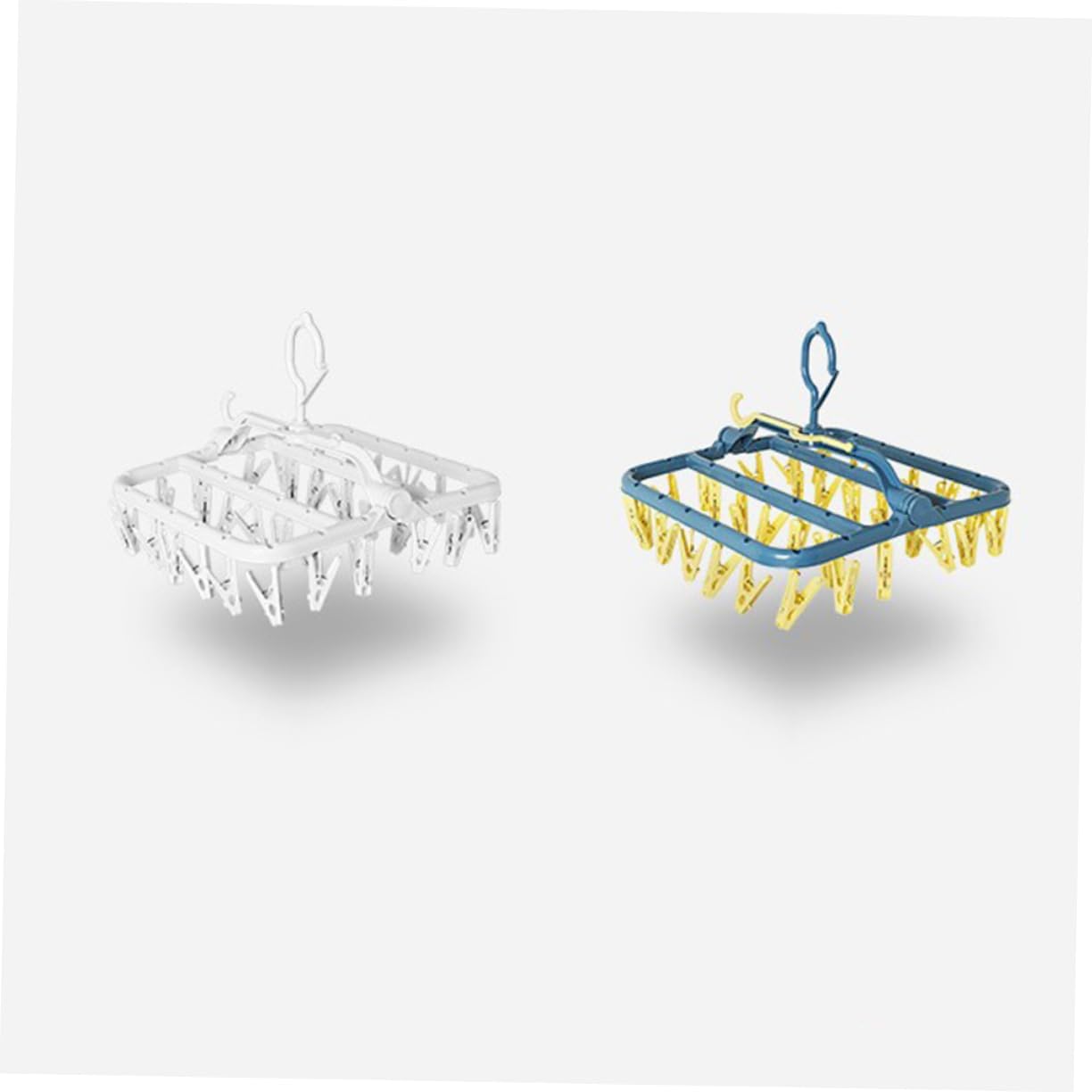 Foldable Slip Clothes Hanger Clips Pants Hangers Space Saving Plastic for Hanging Clothes Rack