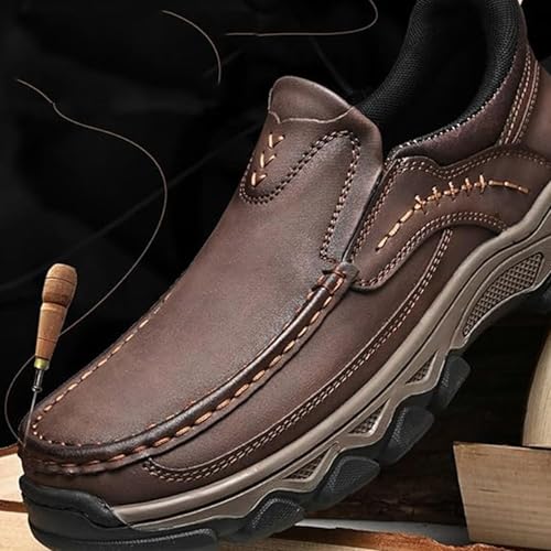 kuker Enjerr Orthopedic Shoes Men, 2025 New Men's Casual Orthopedic Arch Support Hands-Free Slip On Loafers, Comfortable Non-Slip3