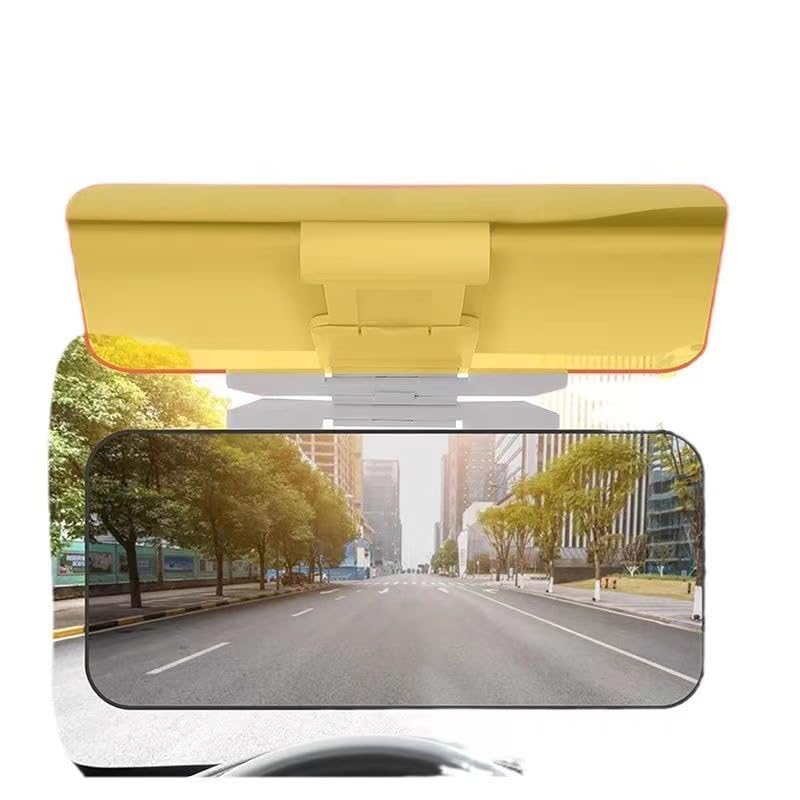 SUZHOUMNZ Car Sun Visor, Anti-Glare Day and Night Dual-Use, Adjustable