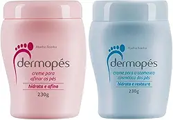 Kit Creme Dermopés Restaura e Afina Spa dos Pés Abelha Rainha 230g Cada