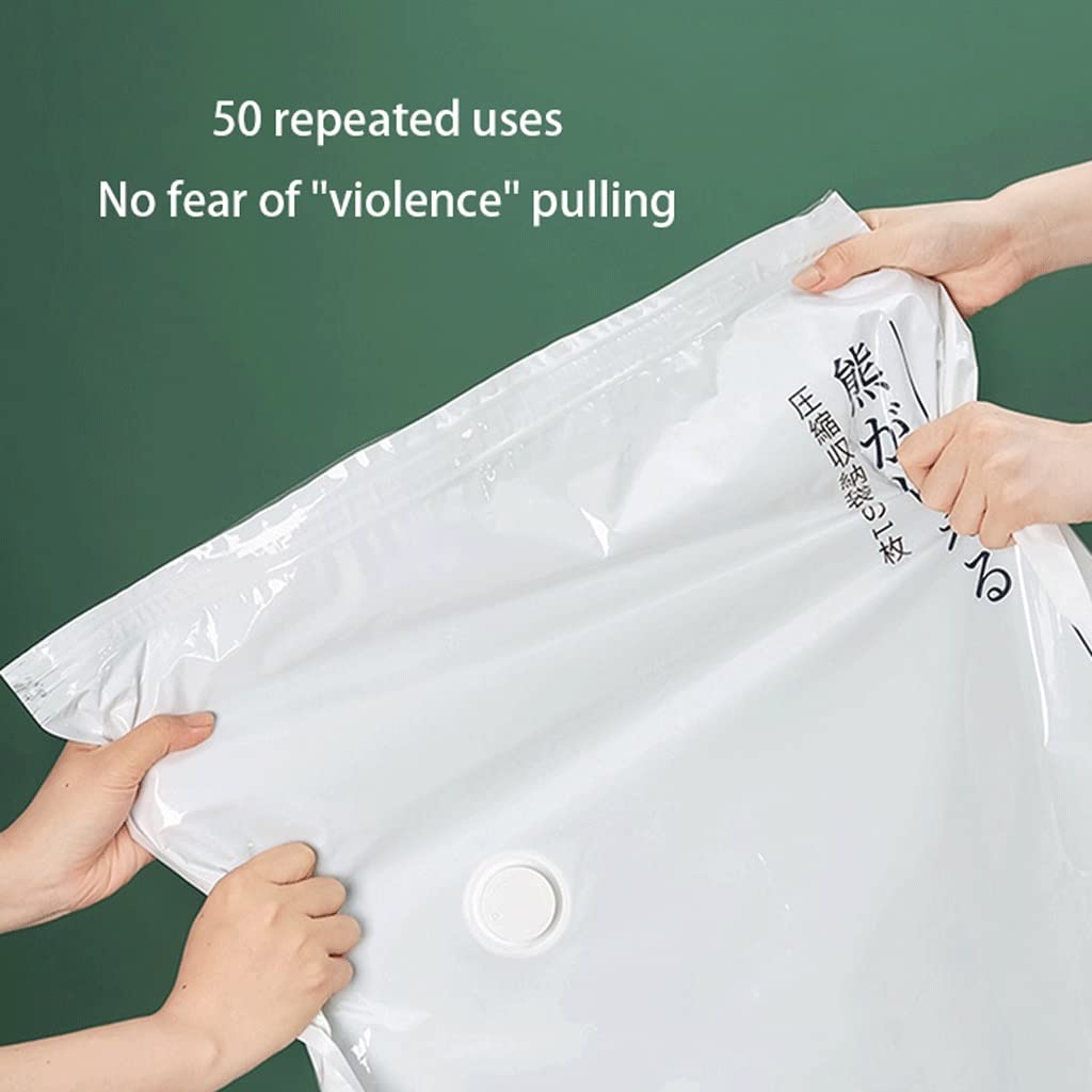 Sacchetti di stoccaggio sottovuoto Sacco di Compressione sottovuoto con Pompa elettrica Sacchetti sottovuoto per trapunte, Coperte, Biancheria da Letto, Abbigliamento 80% in più di Sacchetti di c