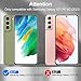 ivoler 4 Stück Schutz Glas für Samsung Galaxy S21 FE 5G / 4G (Nicht für Samsung Galaxy S21), Schutzfolie Mit Positionierhilfe, 9H Härte, Anti-Kratz, HD Klar, Anti-Bläschen