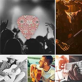 Lot de 12 médiators de guitare vintage en forme de plantes et fleurs roses pour guitare électrique, basse acoustique, cadeau avec boîte - Les Beatles, Paul McCartney, John Lennon, RIngo Starr, George Harrison Lot de 12 médiators de guitare vintage en forme de plantes et fleurs roses pour guitare électrique, basse acoustique, cadeau avec boîte – Image 7